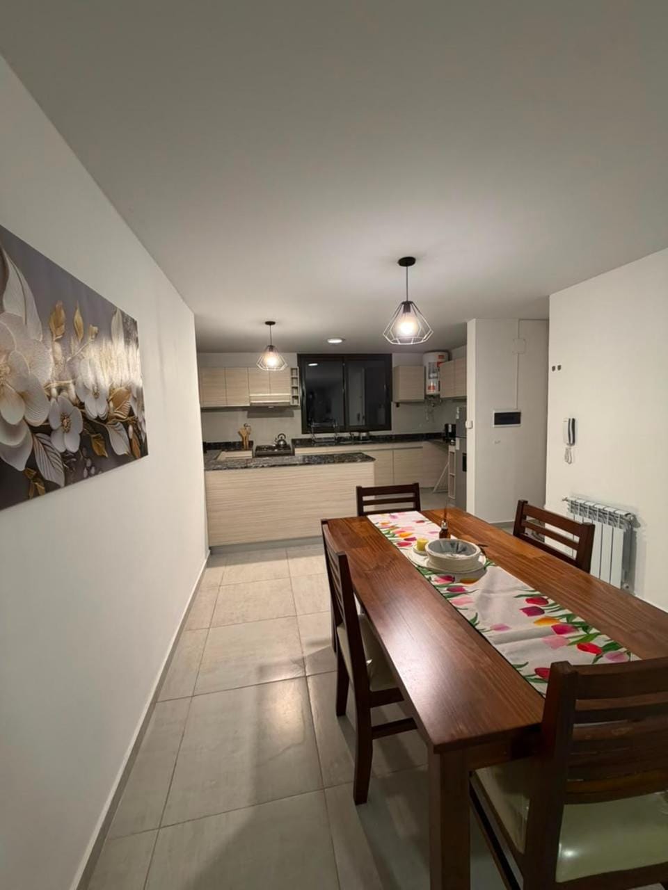 Kitchen or kitchenette, Dining area, stove, kitchen
