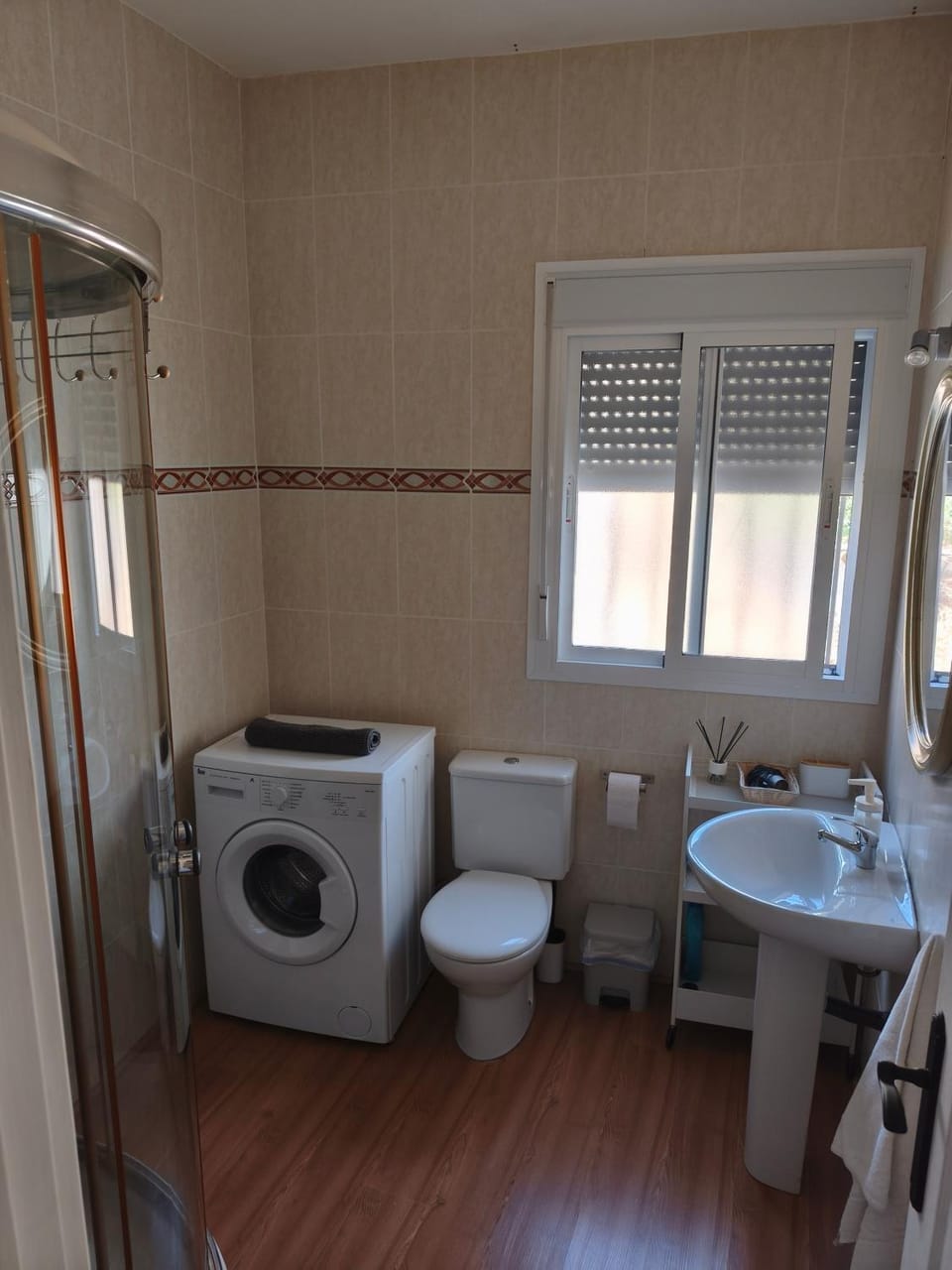 Bathroom, Living room