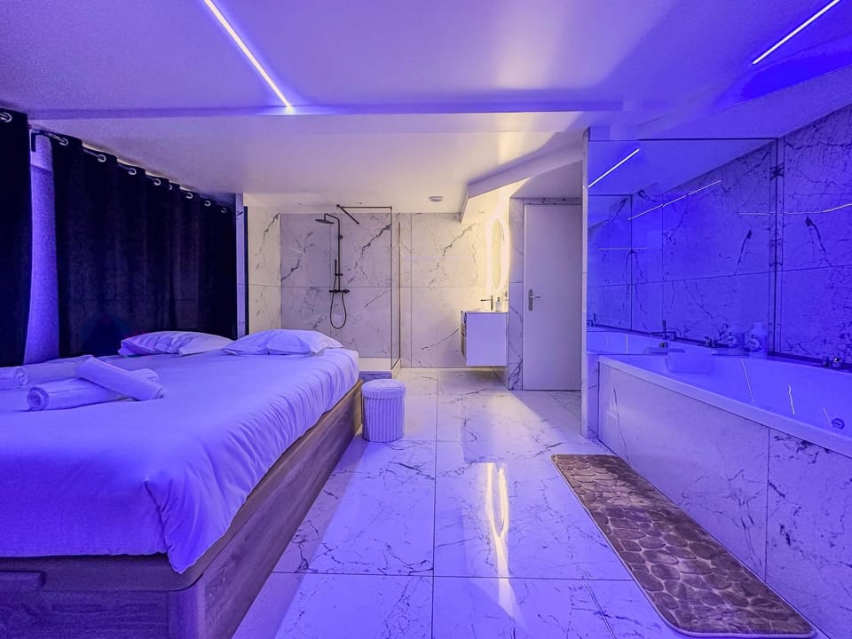L'Ivoire - Love Room -Balnéo - Bien Être Apartment in Grenoble