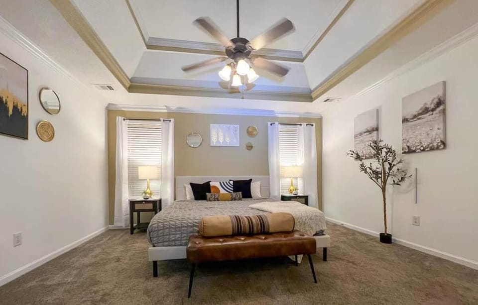 Cozy Serenity Home Theater Fenced House in Warner Robins