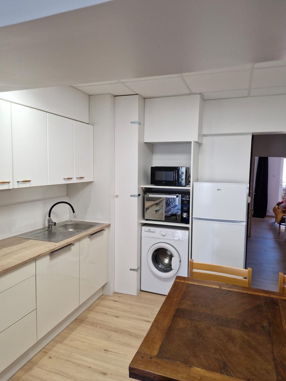 appart climatisé chambre salon cuisine 4 lits Apartment in Auvergne-Rhône-Alpes