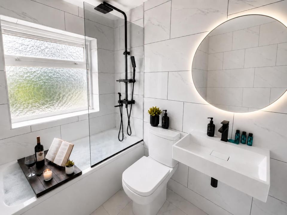 Shower, Bathroom, Bath