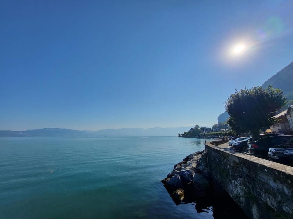 Lake View Lakefront Beach Lake Geneva Geneva Paddle House in Haute-Savoie