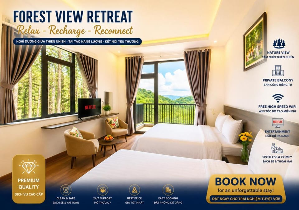 Mimosa Forest Bed and Breakfast in Dalat