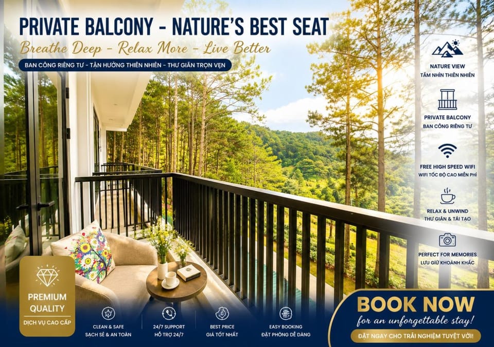Mimosa Forest Bed and Breakfast in Dalat