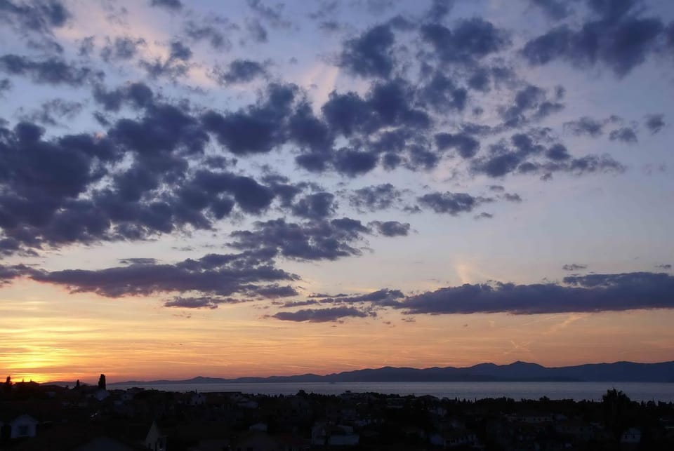 Sea view, Sunset