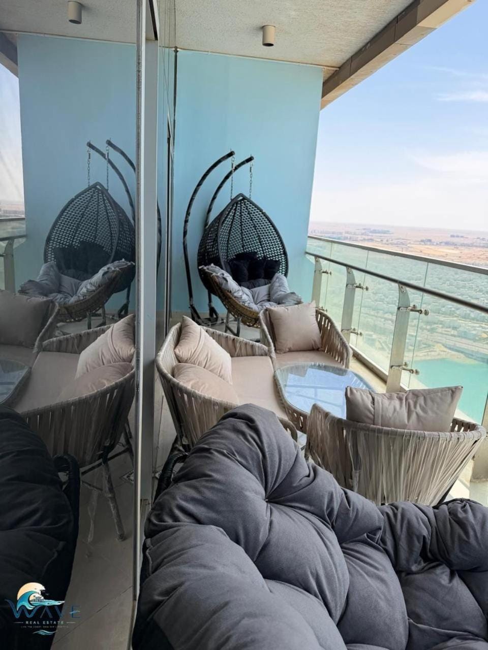 Luxury Sea view apartment in New Alamein Towers Apartment in Egypt