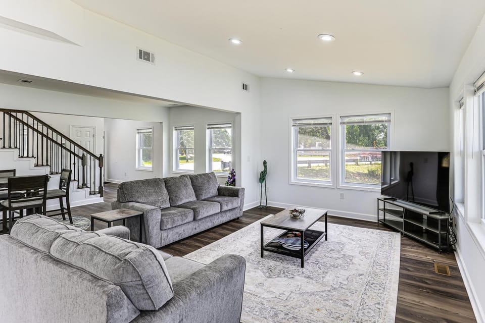 Modern Waterfront Home w/ Dock & Views in Deale House in Anne Arundel County