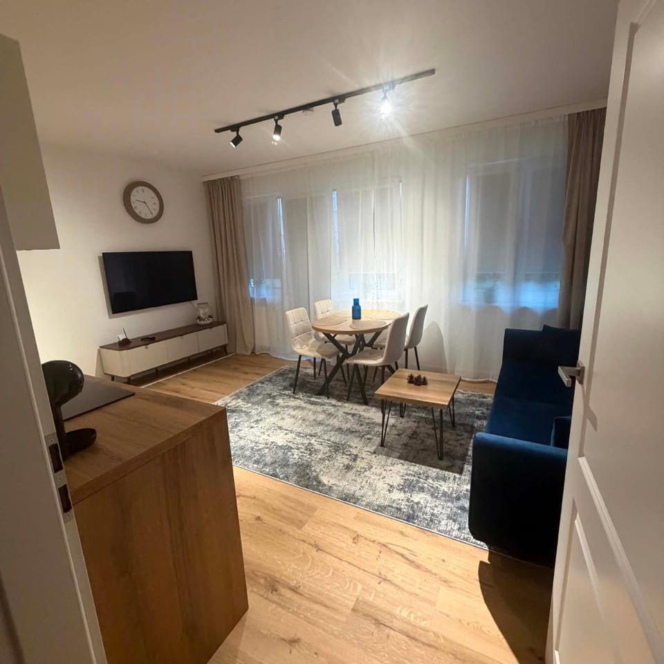 TV and multimedia, Kitchen or kitchenette, Living room, Seating area, Dining area