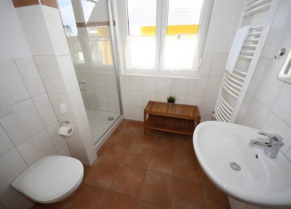Bathroom, Living room