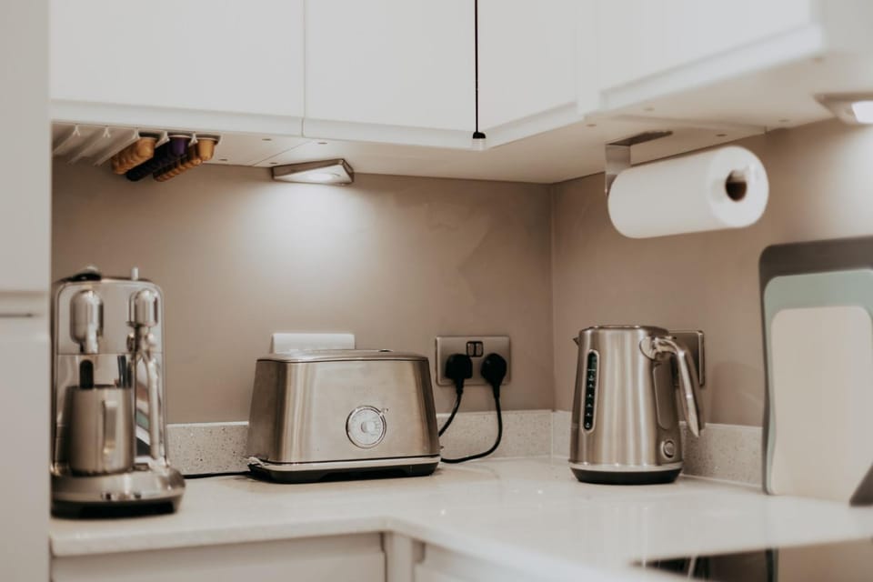 Coffee/tea facilities, Kitchen or kitchenette, toaster