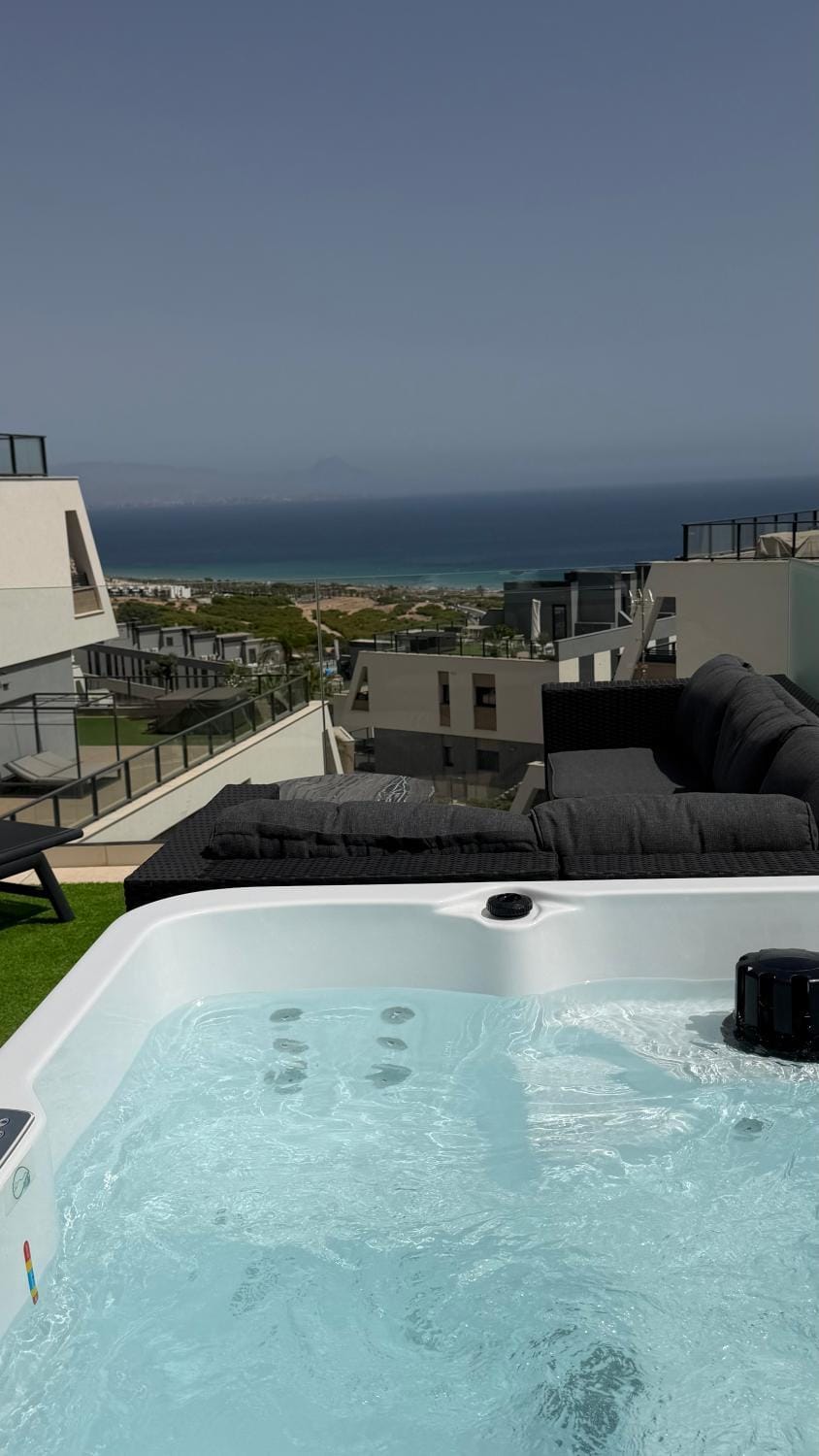 Hot Tub, Balcony/Terrace, Sea view