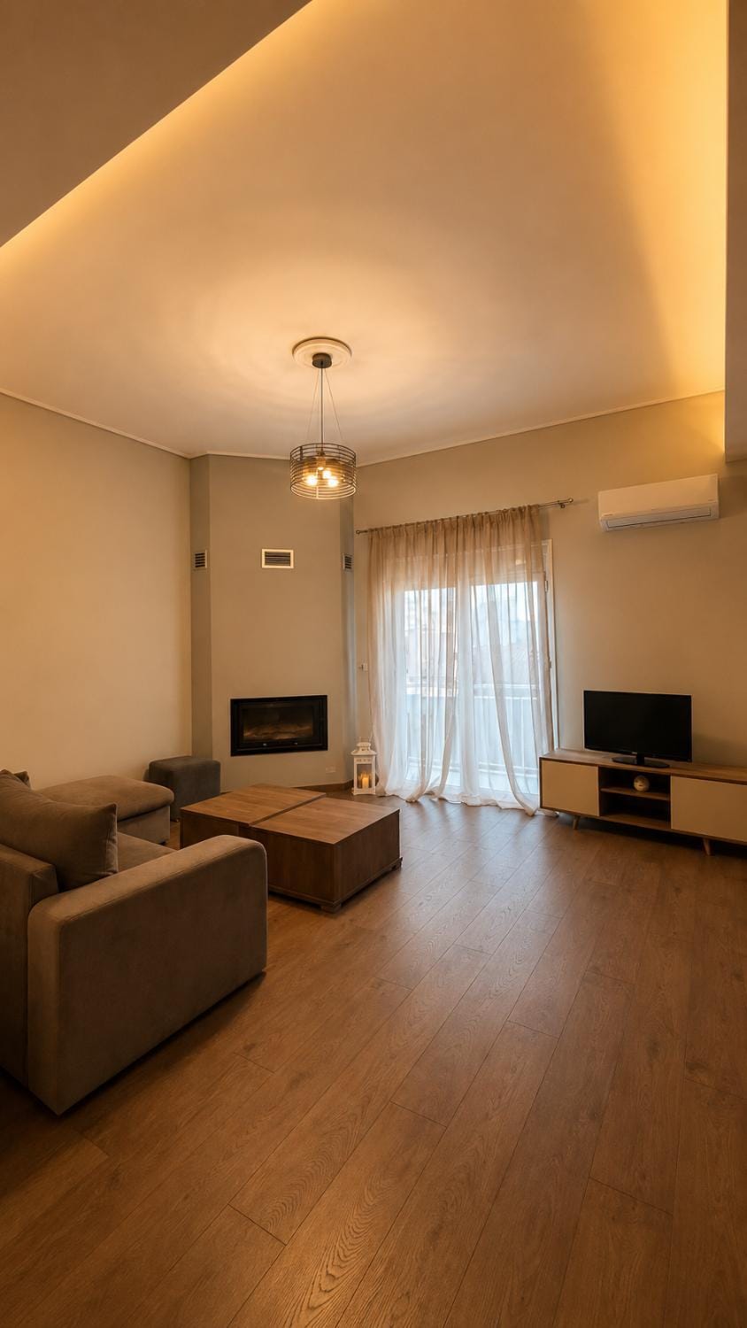 TV and multimedia, Living room, fireplace