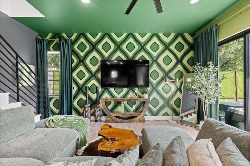 Luxury Austin Retreat for 30 with Pool Sauna Plunge House in Austin