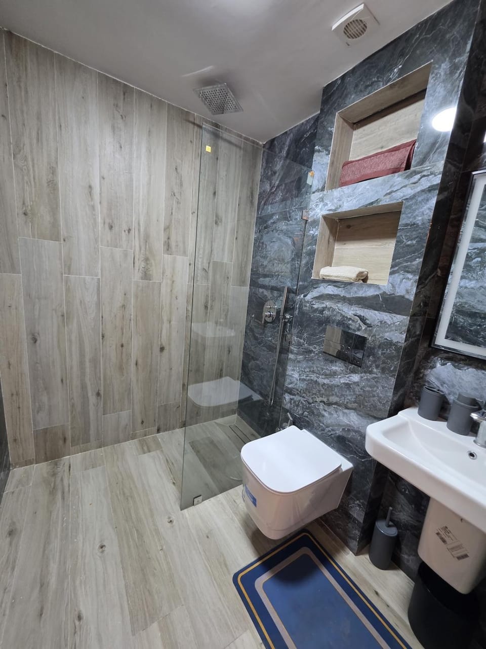 Shower, Toilet, Bathroom, towels