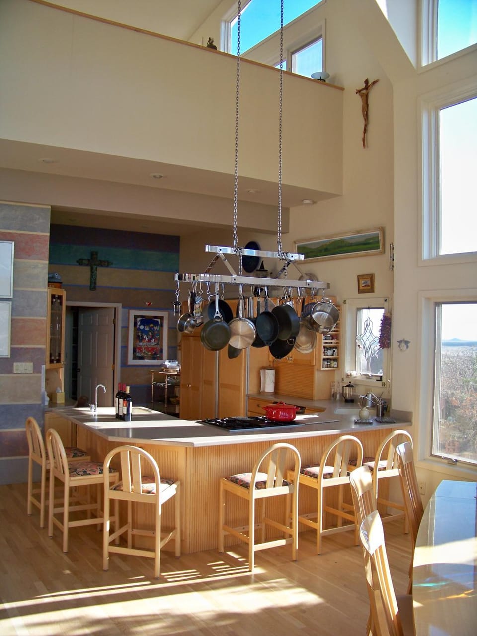 Seating area, kitchen