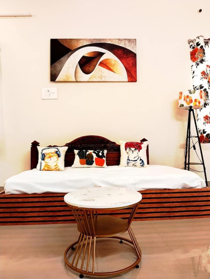 Stylish 3BHK with Private Terrace 2 km WhiteTown ORION House in Puducherry