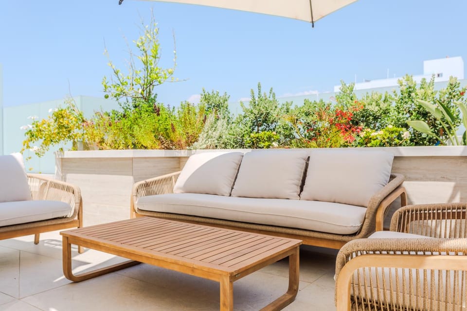 Patio, Garden, Balcony/Terrace, Seating area, Garden view
