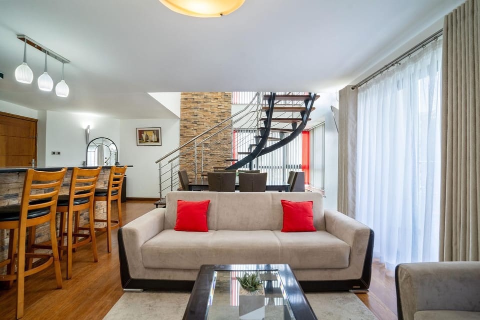 Living room, Seating area, Dining area