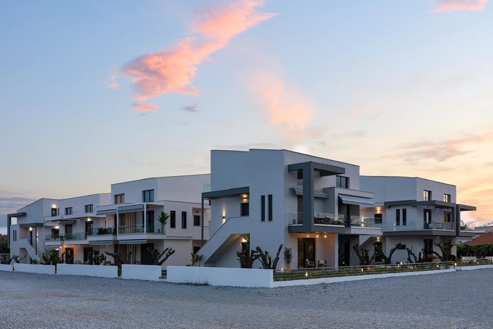 Property building, Sunset