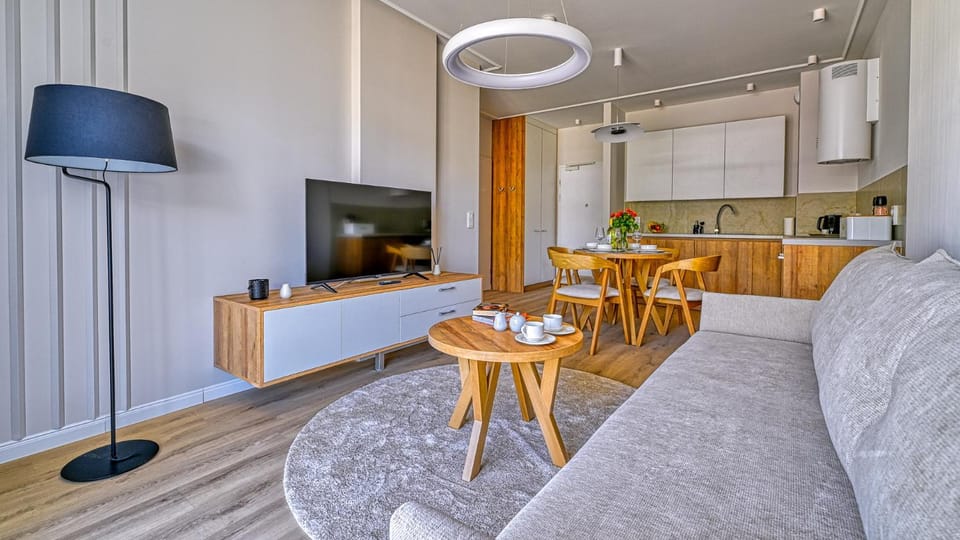 Rezydencja Niechorze D211 Eco Boho z Basenem, Sauną, Jacuzzi, przy samej PLAŻY - 5D Apartments Apartment in West Pomeranian Voivodeship, Poland