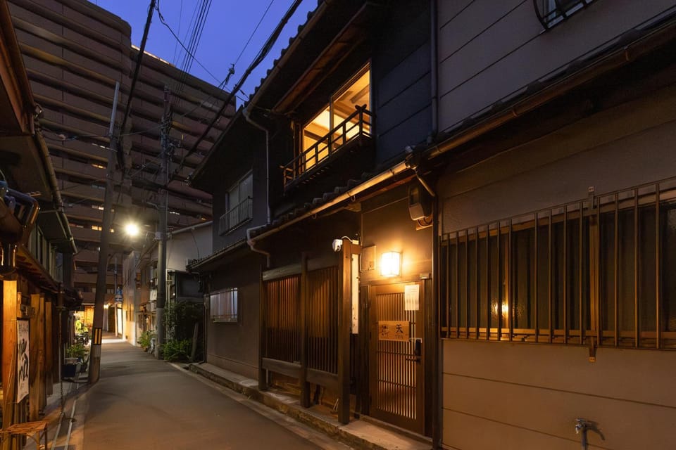 Property building, Night, Neighbourhood, Street view