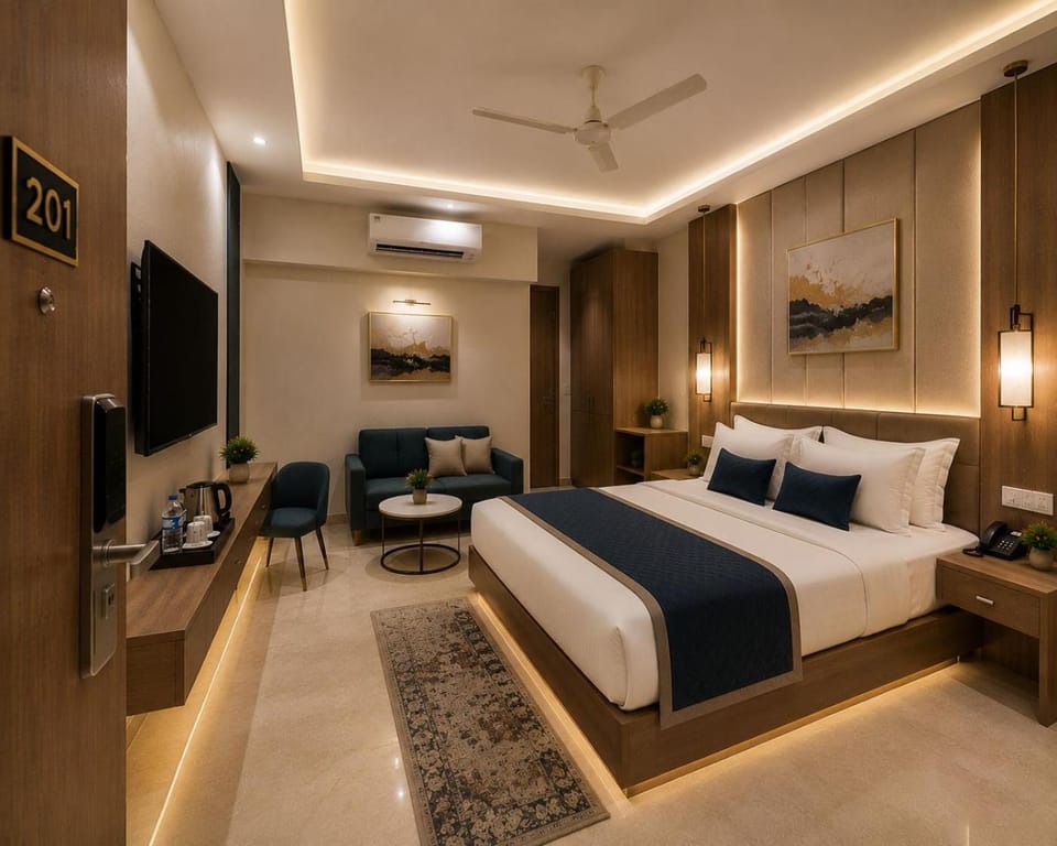 Photo of the whole room, Bedroom