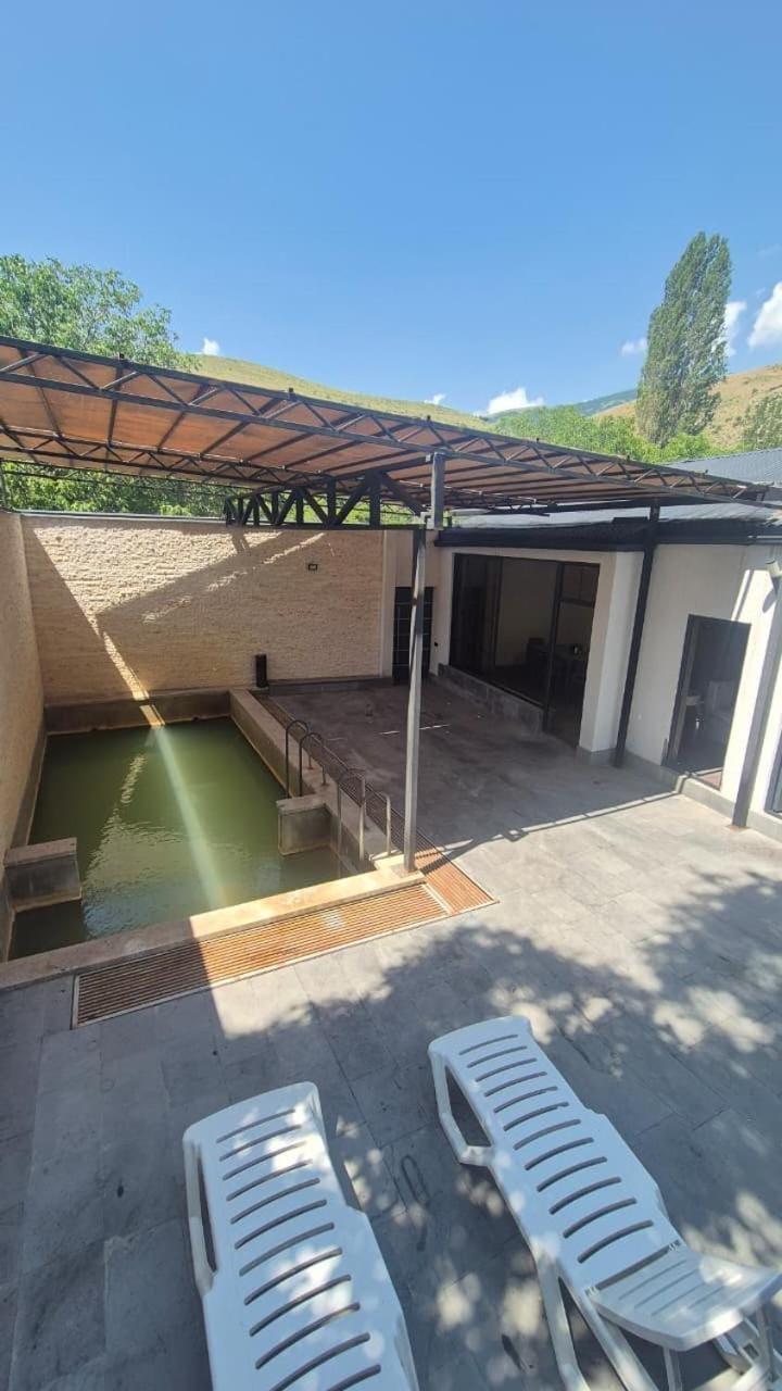 Hot Spring Bath, Balcony/Terrace, Swimming pool, sunbed