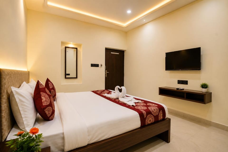 Communal lounge/ TV room, Bed, TV and multimedia, Photo of the whole room, Evening entertainment, Bedroom, towels