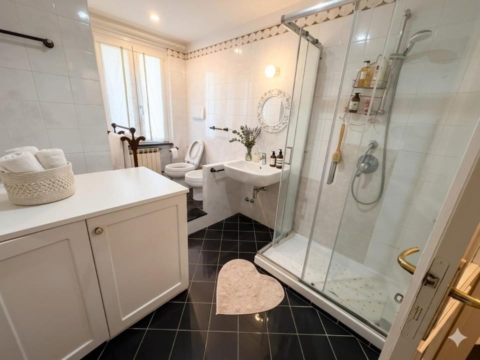 Shower, Toilet, Bathroom, towels
