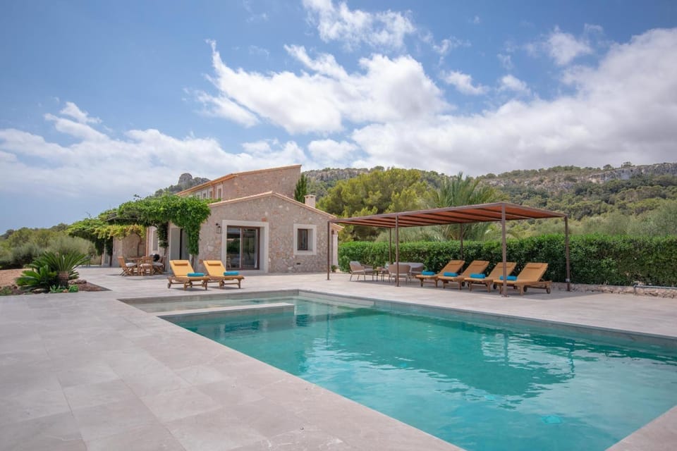 Property building, Living room, Swimming pool
