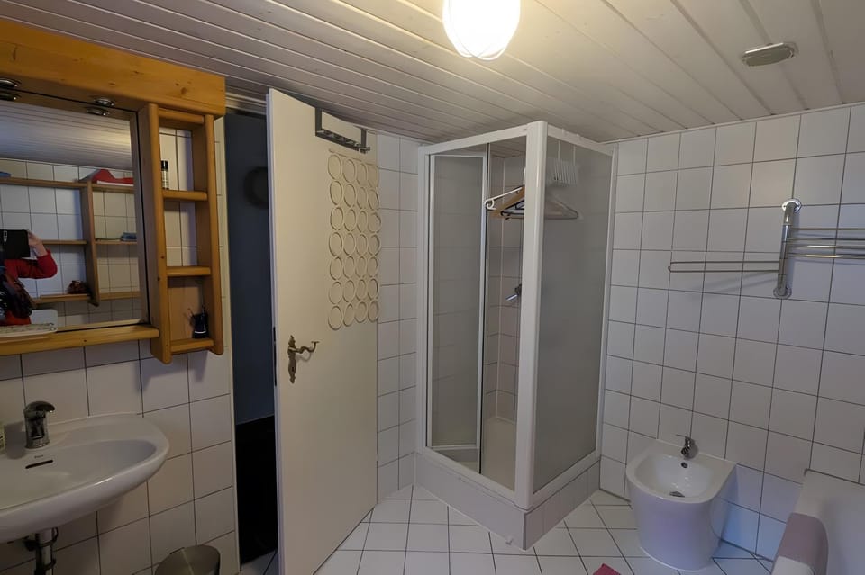 Bathroom, Living room
