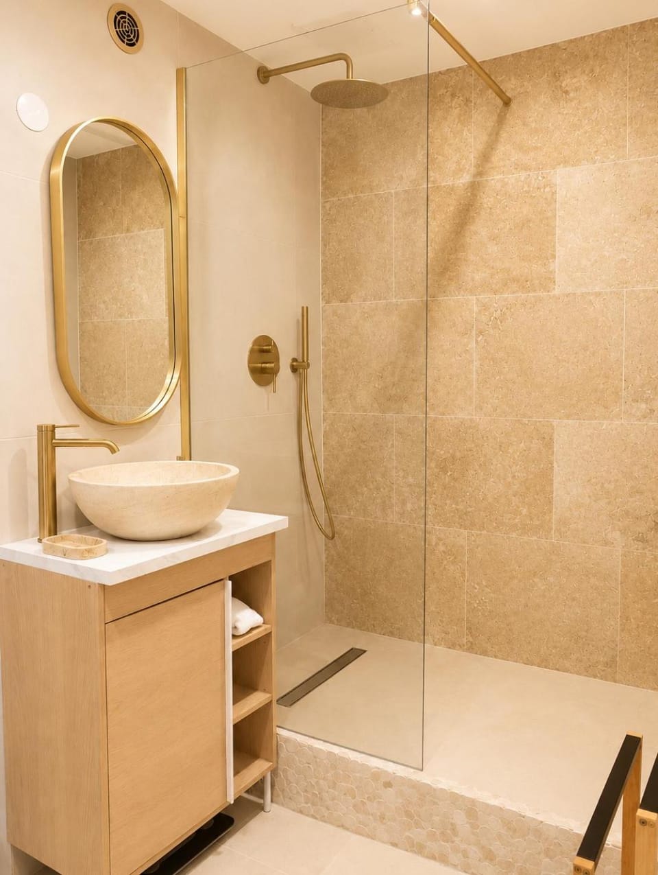 Shower, Bathroom, towels