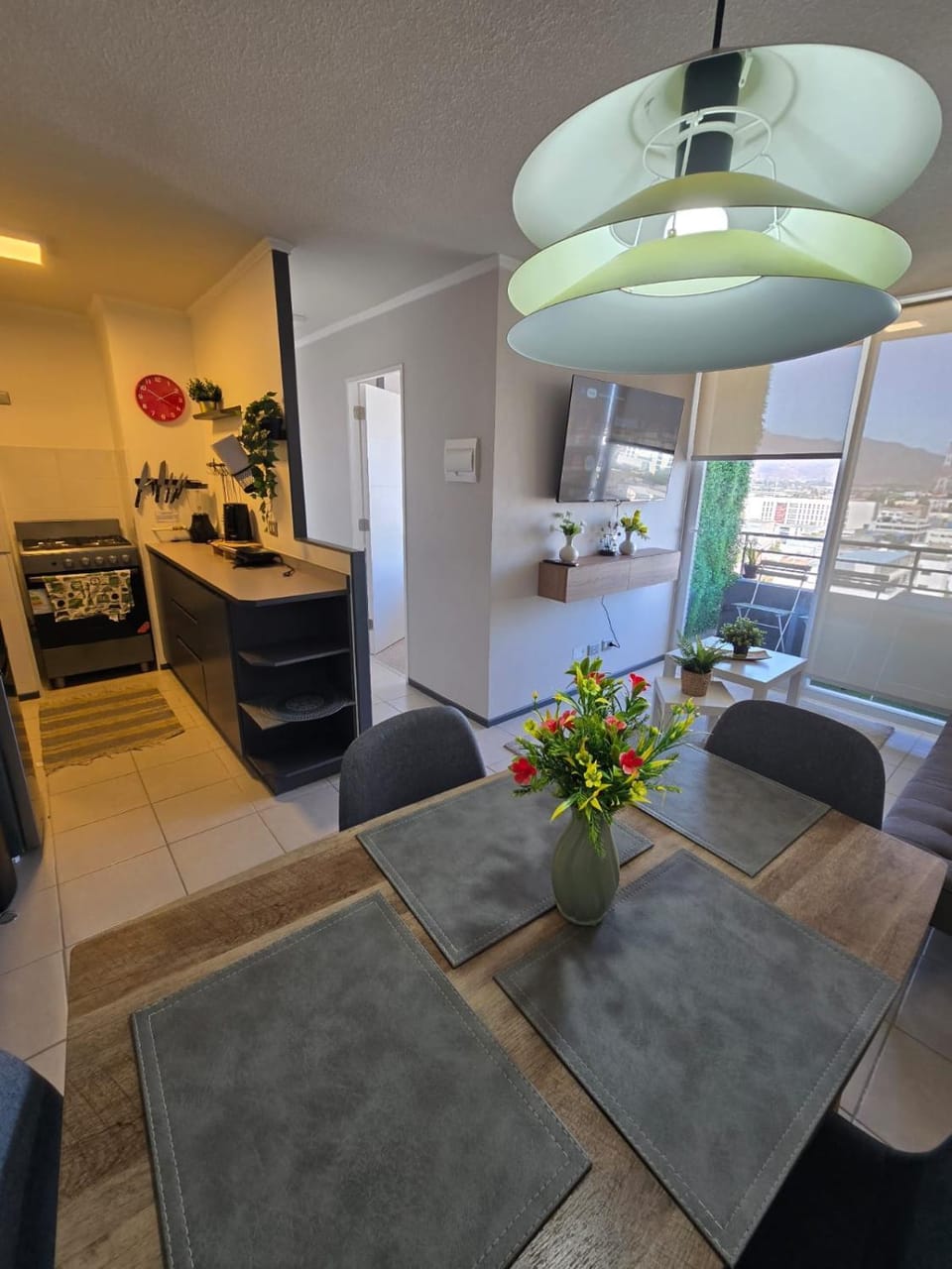 Dep ejecutivo rancagua 2H -1 B vista a la cuidad - parking privado -céntrico - moderno - familiar Apartment hotel in Rancagua