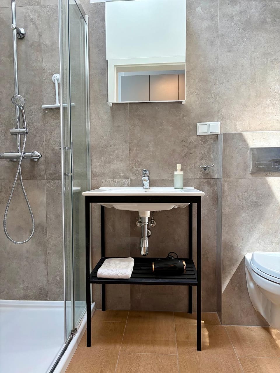 Bathroom, hair dryier