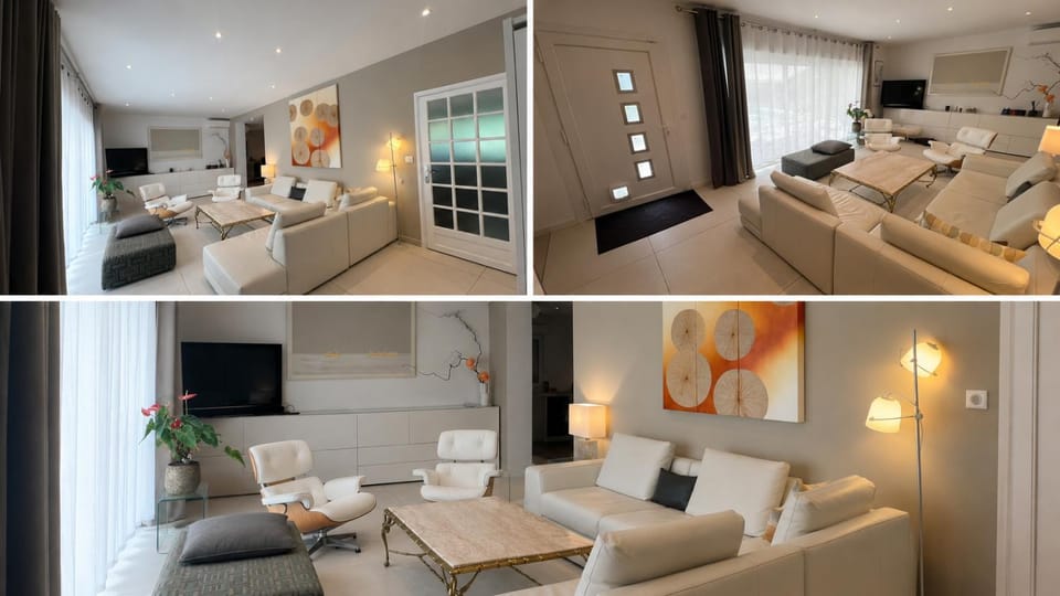 Grande villa climatisée avec piscine privée à Mougins proche Cannes Villa in Mouans-Sartoux