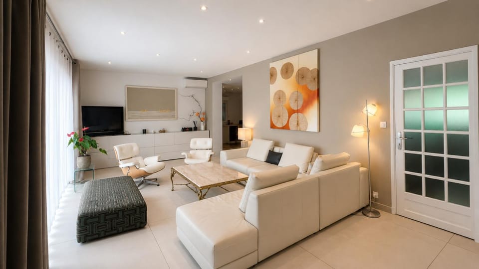 Grande villa climatisée avec piscine privée à Mougins proche Cannes Villa in Mouans-Sartoux