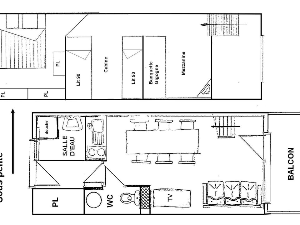 Les Saisies - Appartement 3 pièces mezzanine, 8 pers, plein sud, tout équipé - FR-1-293-9 Apartment in Villard-sur-Doron