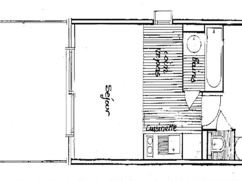 Studio cabine avec grande terrasse et emplacement idéal - FR-1-293-15 Cabin in Villard-sur-Doron