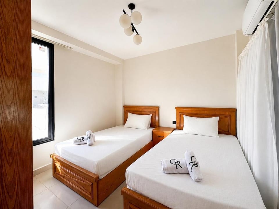 2BR Apartment with Pool View Zahra l Sidi Abd El Rahman Apartment in Egypt