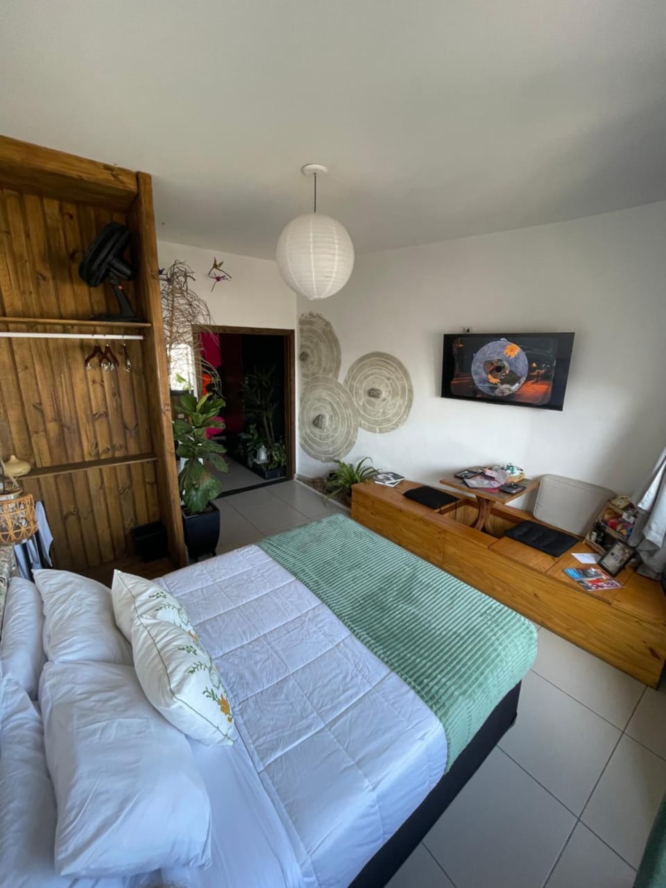 Communal lounge/ TV room, Bed, TV and multimedia, Photo of the whole room, Bedroom