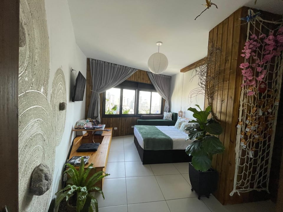 Bed, Garden, Photo of the whole room, Bedroom, Garden view