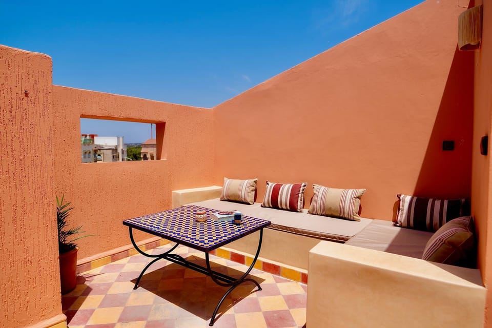 Patio, Sunrise, Sunset