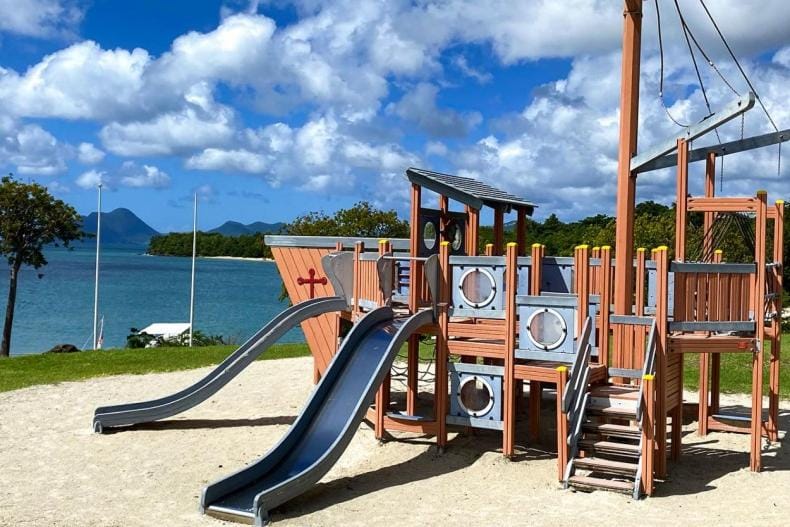 Children play ground, Sea view