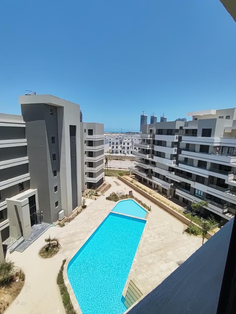 chalet in palm hills new alamein sea &pool view Apartment hotel in Egypt