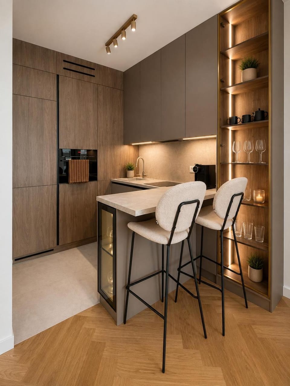 Kitchen or kitchenette, microwave, oven, stove, stove, kitchen, kitchen