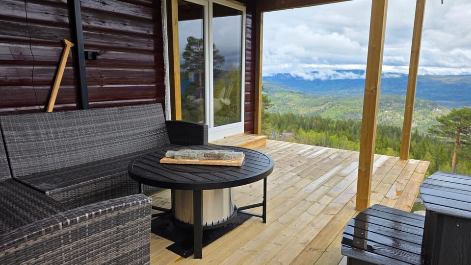 Fjellhytte Solsem helårsidyll på Lifjell House in Viken, Norway