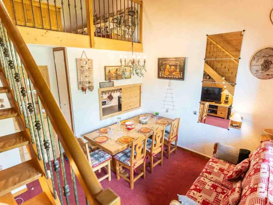 Sublime 3 pièces avec mezzanine à Valmorel, 8 pers, animaux admis, parking en option - FR-1-291-784 Apartment in Les Avanchers-Valmorel
