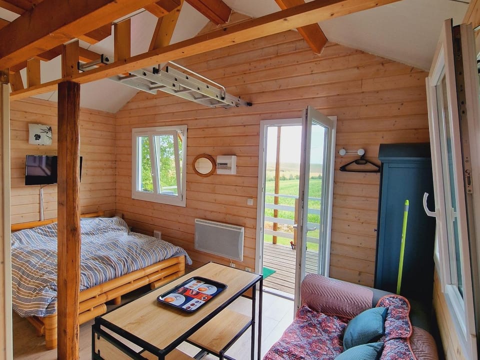 Chalet cosy avec parking, vue dÃ©gagÃ©e - 2 pers. - FR-1-584-407 House in Grand Est