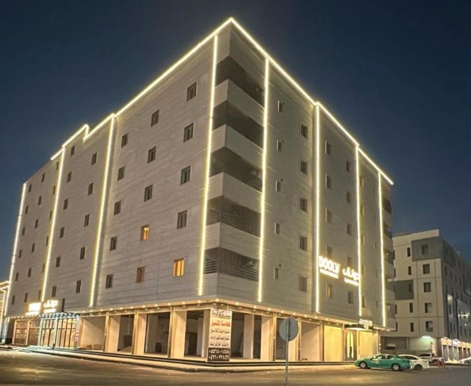 Property building, Night, Neighbourhood, Street view, Location, Parking